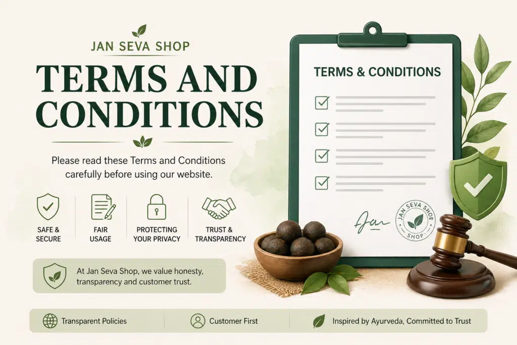 Terms and condition